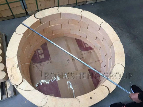 Arc High-Alumina Refractory Bricks for Ladle Lining